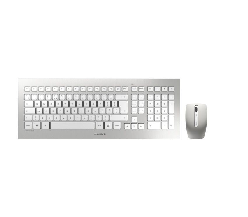 Cherry DW 8000 vezeték nélküli francia billentyűzet + egér ezüst-fehér (JD-0310FR) Cherry DW 8000 vezeték nélküli francia billentyűzet + egér ezüst-fehér (JD-0310FR)