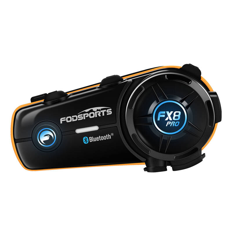 Fodsports FX8 Pro motorkerékpár intercom Fekete 