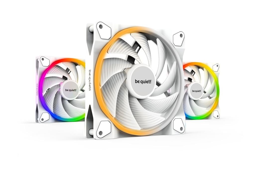 Be Quiet BL103 Light Wings White 140mm PWM high-speed hűtő ventilátor szett fehér 3db    