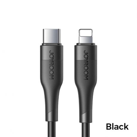 Joyroom S-1224M3 USB Type-C - Lightning kábel 1.2m fekete (6941237131362) Joyroom S-1224M3 USB Type-C - Lightning kábel 1.2m fekete (6941237131362)