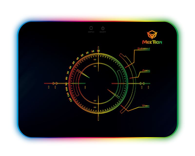Meetion P010 RGB Gaming egérpad fekete (MT-P010) Meetion P010 RGB Gaming egérpad fekete (MT-P010)