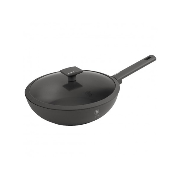 Berlinger Haus BH/8124 Antracit Collection 28 cm wok serpenyő fedővel Berlinger Haus BH/8124 Antracit Collection 28 cm wok serpenyő fedővel