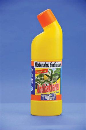 Klórtartalmú tsztítószer "hypo fresh" antibakteriális gél 0,75l citrom (10638)