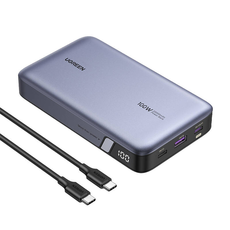 Ugreen PB720 20000mAh USB + 2x USB-C 100W PD Powerbank  