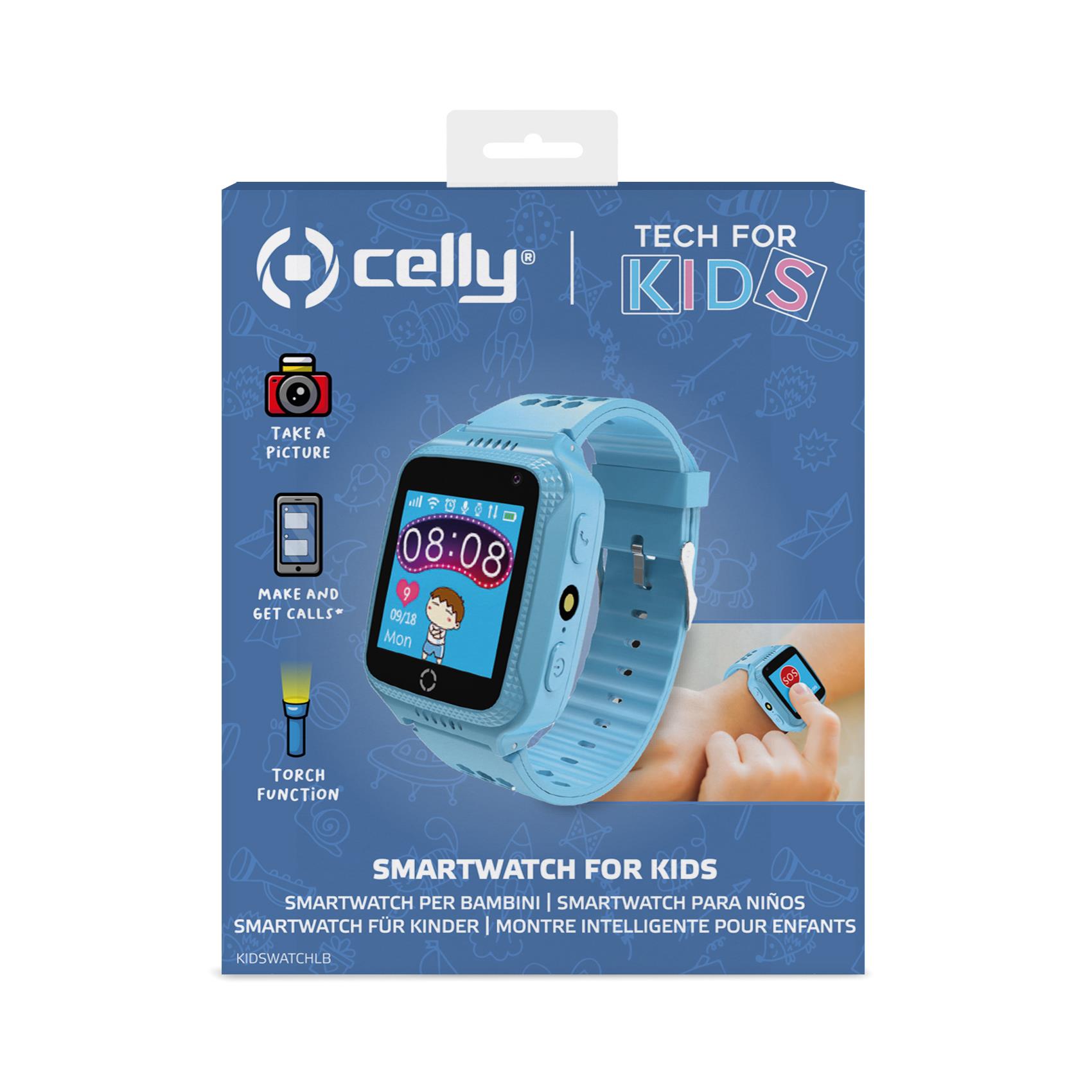 Celly Kidswatch okosóra gyerekeknek, víz és porálló, GPS, alvásfigyelő Celly Kidswatch okosóra gyerekeknek, víz és porálló, GPS, alvásfigyelő