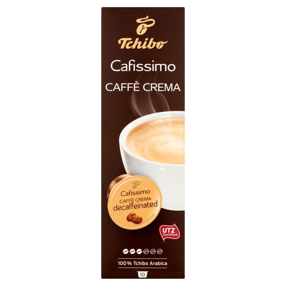 Tchibo Cafissimo Caffe Crema Decaff koffeinmentes kapszula 10db Tchibo Cafissimo Caffe Crema Decaff koffeinmentes kapszula 10db