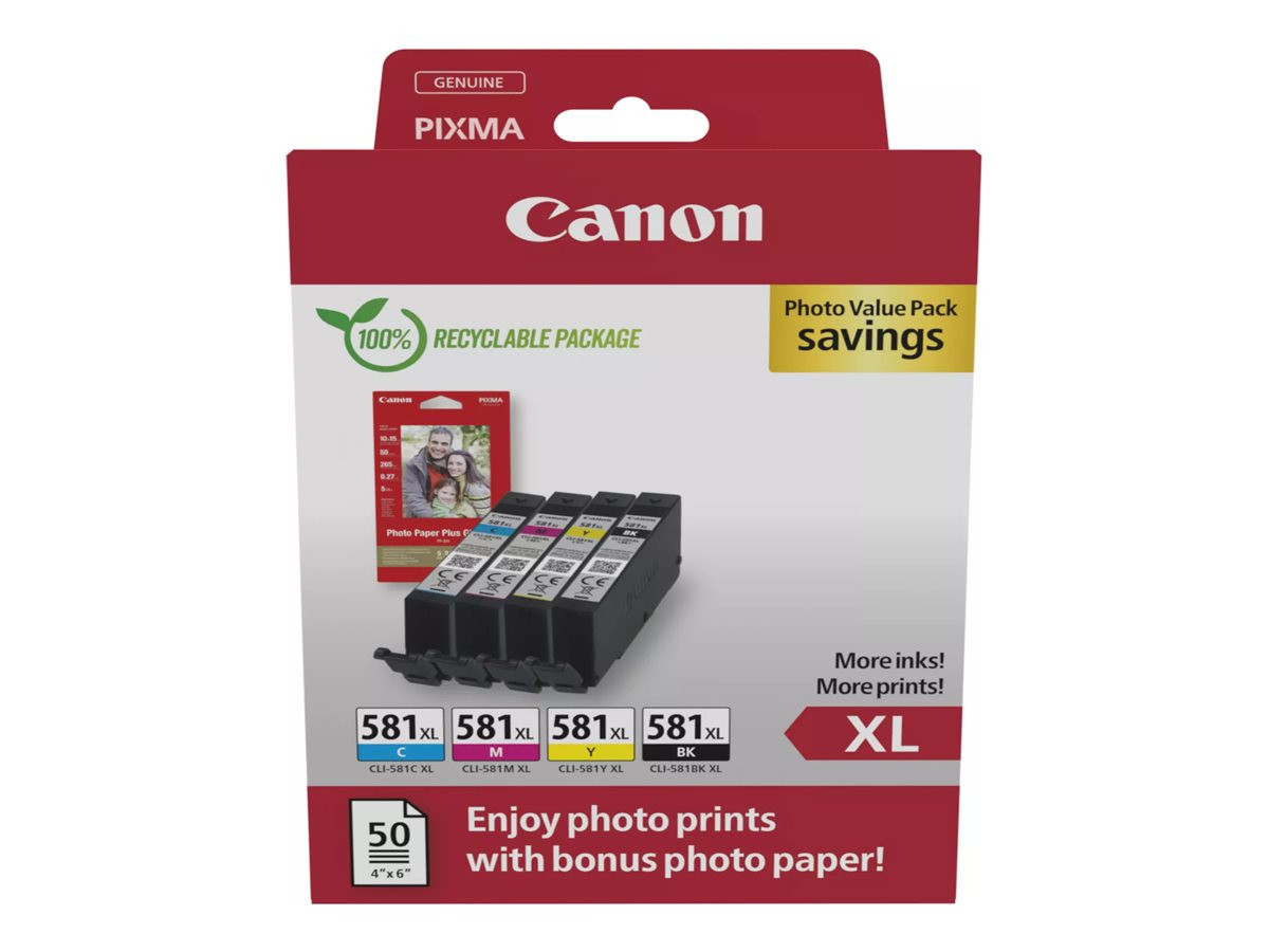 Canon CLI-581XL Tintapatron Multipack Photo 4x8,3ml Canon CLI-581XL Tintapatron Multipack Photo 4x8,3ml