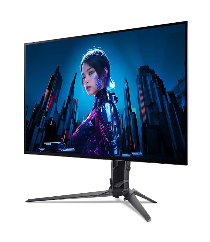 Acer 26,5" Predator X27UF3bmiipruzx Monitor - 2560x1440, QHD, OLED, QD-OLED, 480Hz, 0,01ms, Hangszóró, FreeSync, Pivot, Gamer, Fekete