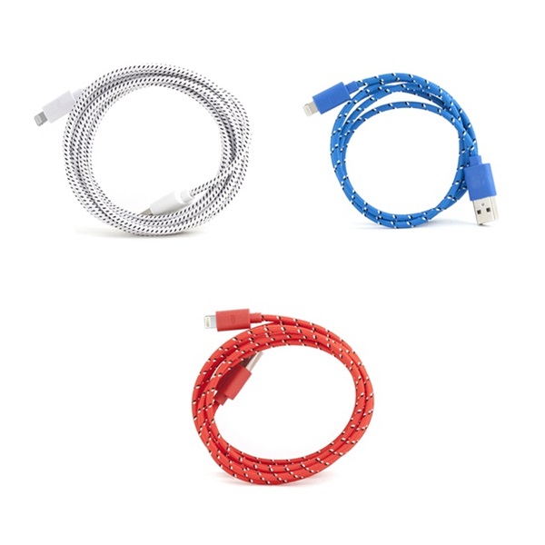 Kikkerland US77-A-EU extra hosszú Lightning > USB töltőkábel Kikkerland US77-A-EU extra hosszú Lightning > USB töltőkábel