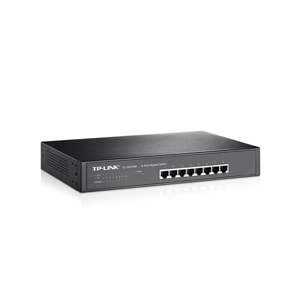 TP-Link TL-SG1008 10/100/1000Mbps 8 portos switch (fém ház) TP-Link TL-SG1008 10/100/1000Mbps 8 portos switch (fém ház)