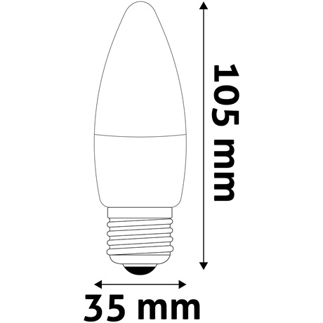 Avide ABC27NW-6.5W LED CANDLE IZZÓ 6.5W E27 NW 4000K Avide ABC27NW-6.5W LED CANDLE IZZÓ 6.5W E27 NW 4000K
