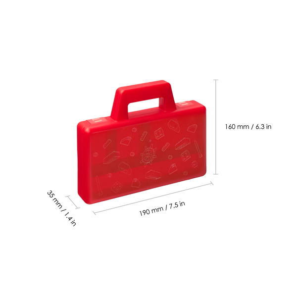 LEGO Rendszerező táska Piros