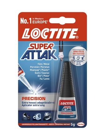 Henkel "Loctite Super Attak Precision" pillanatragasztó 5 g /IHSA5 Henkel "Loctite Super Attak Precision" pillanatragasztó 5 g /IHSA5