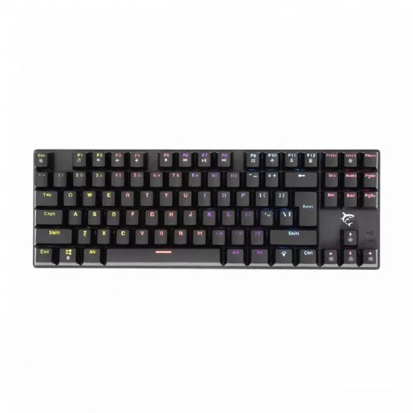White Shark GK-2106B/R-US fekete mechanikus gamer billentyűzet