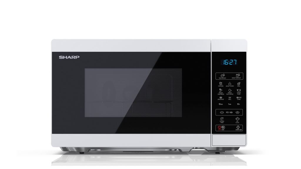 Sharp YC-MG02EW mikrohullámú sütő fehér-fekete Sharp YC-MG02EW mikrohullámú sütő fehér-fekete