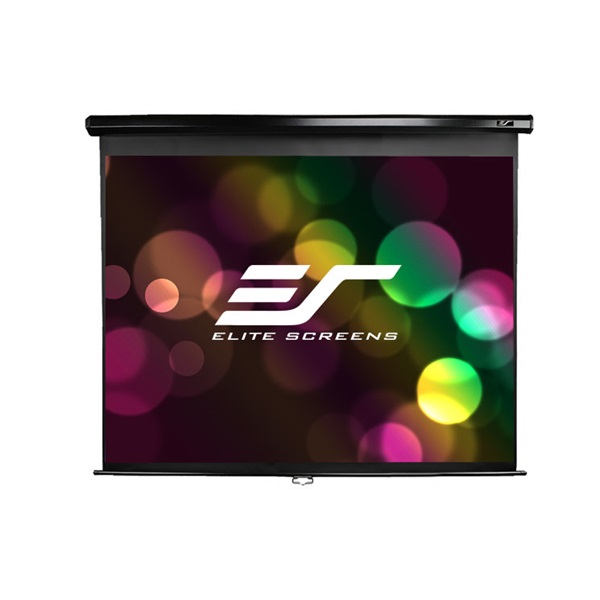 EliteScreens 100" (16:9) M100UWH  221 x 125 cm  manuális fali vászon Fekete váz 