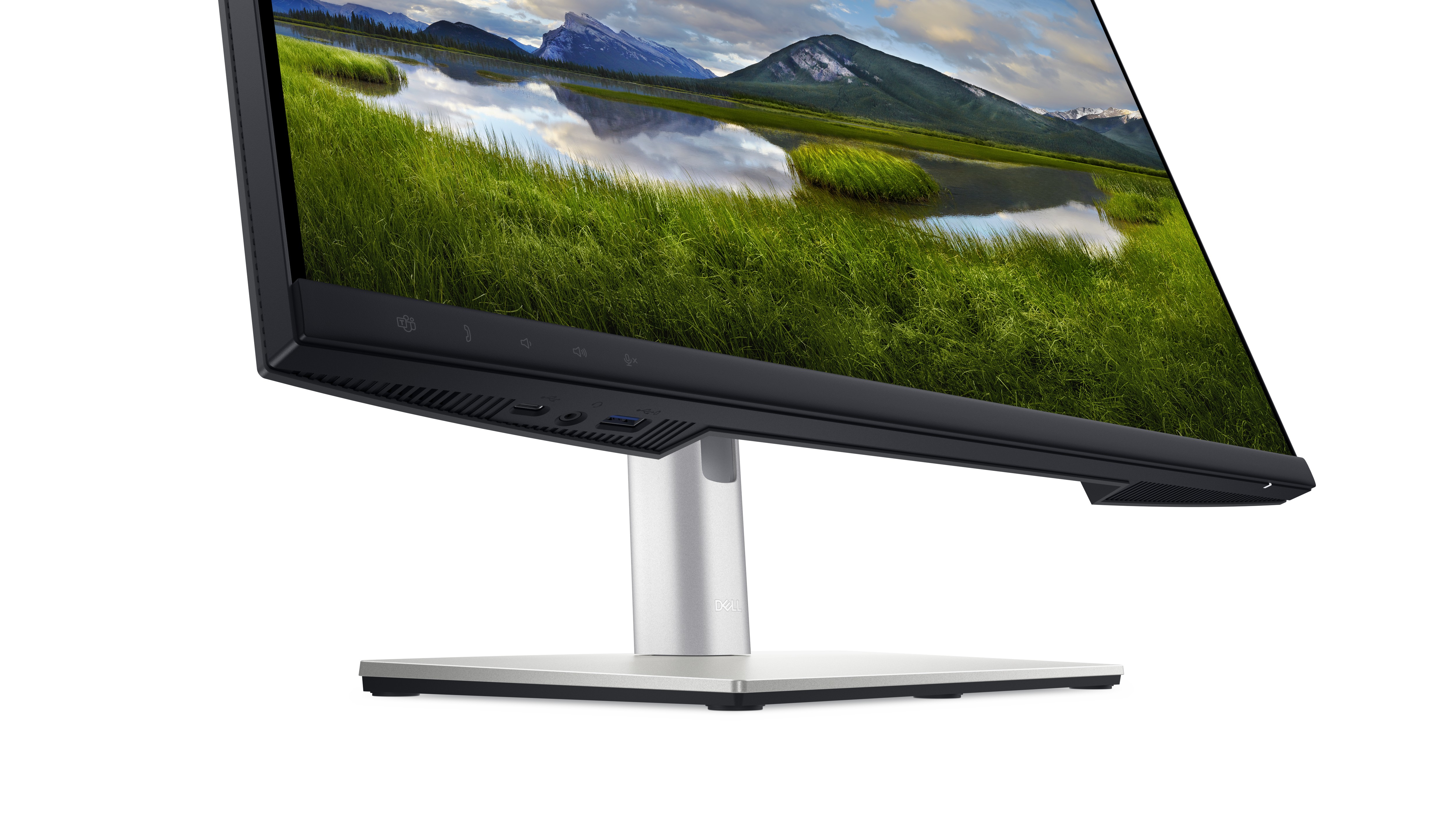 DELL 23.8" P2424HEB videokonferencia monitor - 1920x1080, FHD, IPS, Hangszóró, Fekete-ezüst
