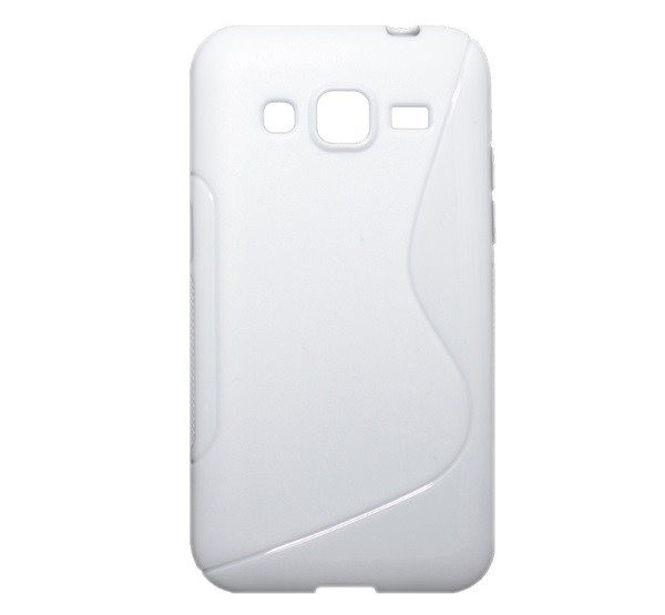 Szilikon telefonvédő (S-line) FEHÉR [Samsung Galaxy Core Prime LTE (SM-G361)]