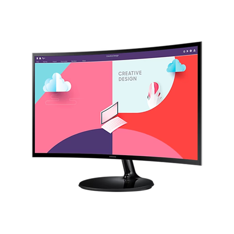 Samsung LS24C360EAUXEN  24" S36C  Ívelt FHD 16:9 VA fekete monitor