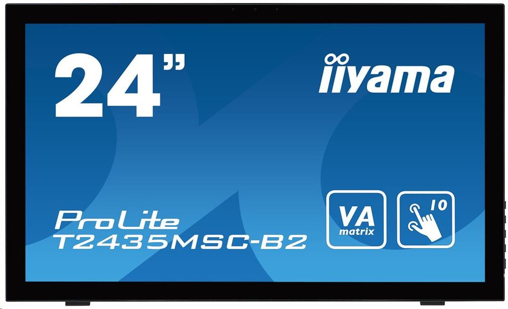 24" iiyama T2435MSC-B2 érintőképernyős LED monitor