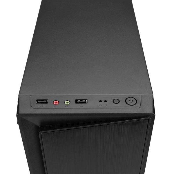 Everest 34578 BLAZON  200W táp RGB    ATX Számítógépház Fekete