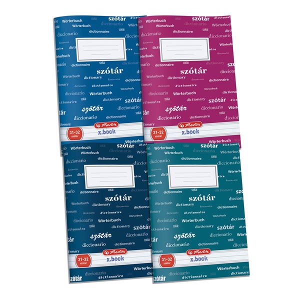 Herlitz Design A5 31-32 szótárfüzet