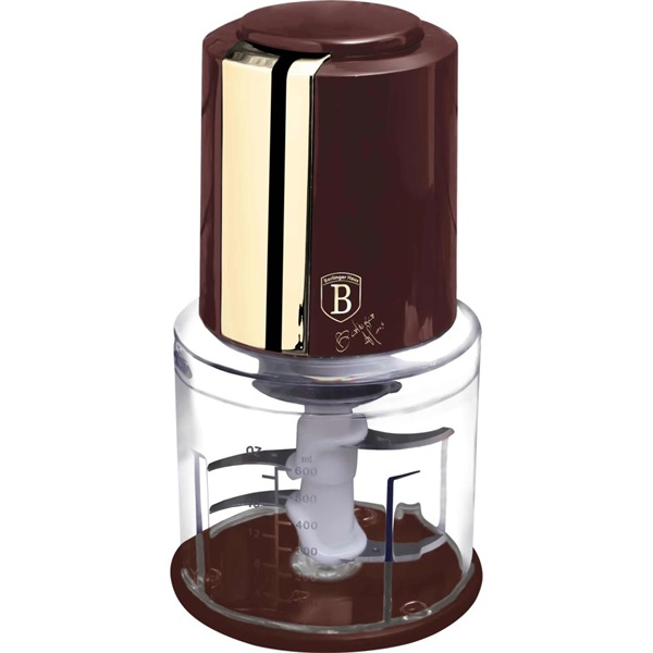 Berlinger Haus BH/9689 600 ml 2 az 1-ben bordó mini chopper aprító Berlinger Haus BH/9689 600 ml 2 az 1-ben bordó mini chopper aprító