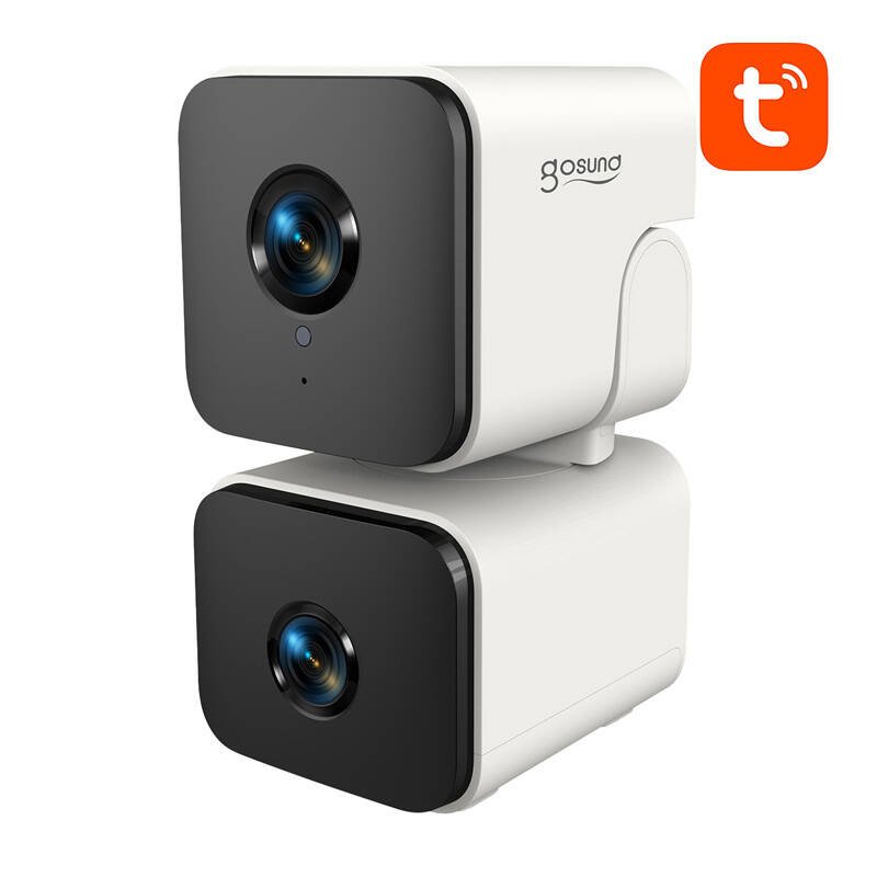 Gosund PC12 intelligens WiFi-s kettős kamera (1920x2160 H.265, Tuya)