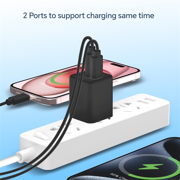 Conceptronic   ALTHEA16B  USB-C+USB-A  33W   telefon töltő adapter+3in1kábel Fekete