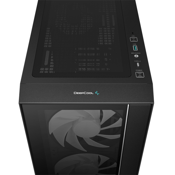 DeepCool  MATREXX55 V4 C  fekete  ablakos  Számítógépház