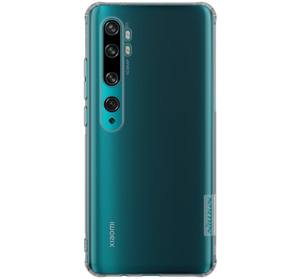 NILLKIN NATURE szilikon telefonvédő (közepesen ütésálló, légpárnás sarok, 0.6 mm, ultravékony) SZÜRKE [Xiaomi Mi Note 10 Pro]