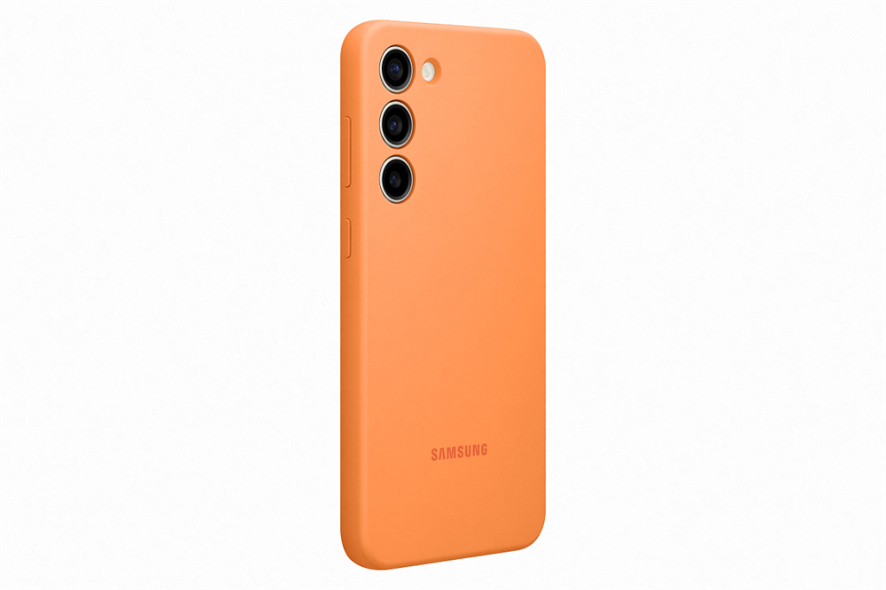 Samsung Galaxy S23+ szilikontok narancssárga