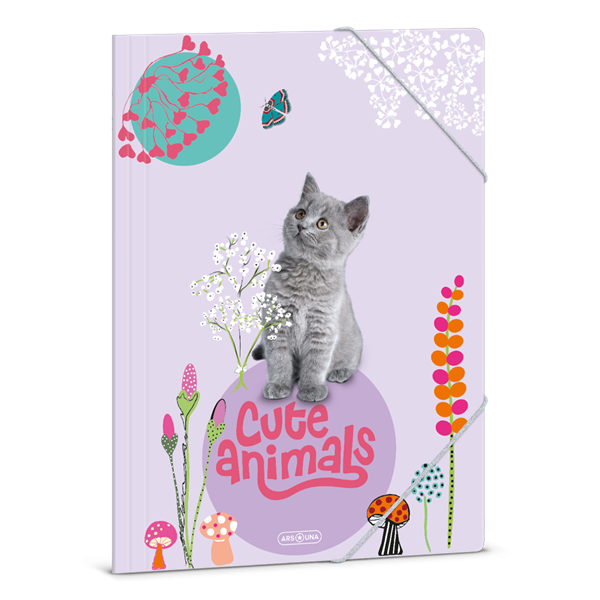Ars Una Cute Animals-Kitten 24 (5368) A4 gumis mappa Ars Una Cute Animals-Kitten 24 (5368) A4 gumis mappa