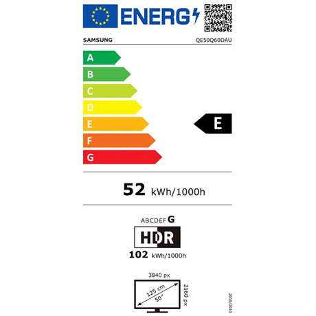 Samsung QE50Q60DAUXXH UHD QLED SMART Televízió