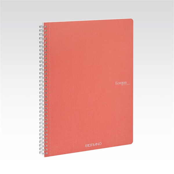Fabriano Ecoqua A4 70lapos korall kockás spirálfüzet Fabriano Ecoqua A4 70lapos korall kockás spirálfüzet
