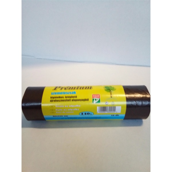 110 l  60x100cm 18my 10db/csomag háztartási szemeteszsák 110 l  60x100cm 18my 10db/csomag háztartási szemeteszsák