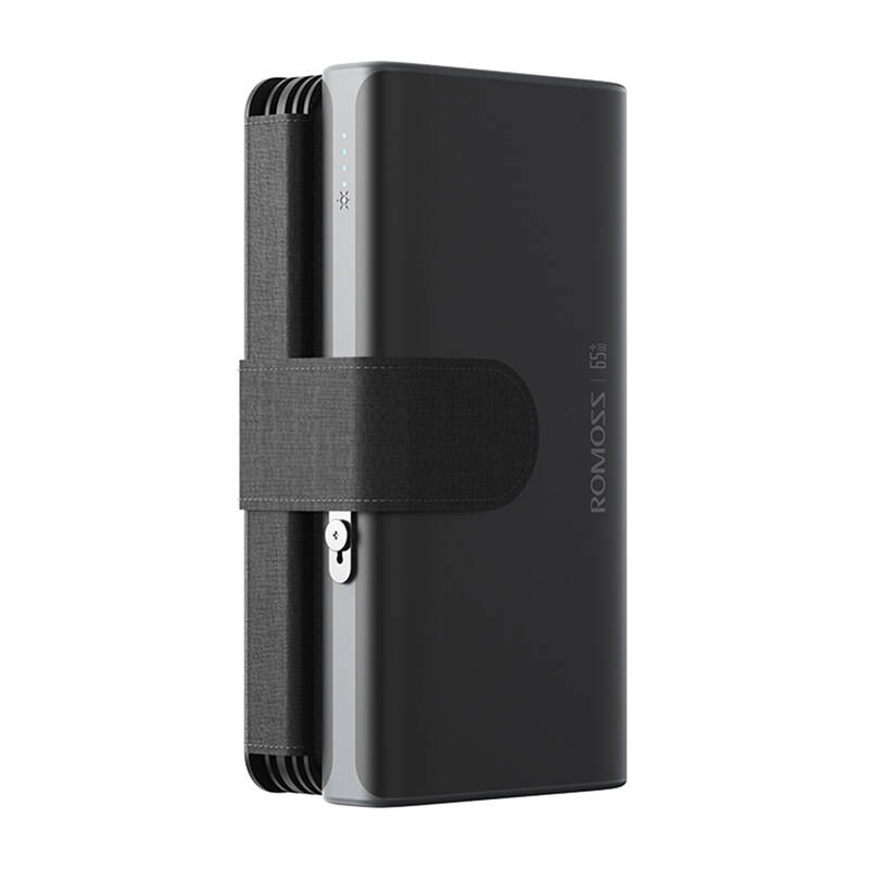ROMOSS Solar Powerbank 30000mAh 65W Fekete