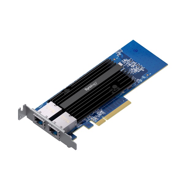 SYNOLOGY E10G30-T2 2x10GbE Teljes Duplex Bővító Kártya SYNOLOGY E10G30-T2 2x10GbE Teljes Duplex Bővító Kártya