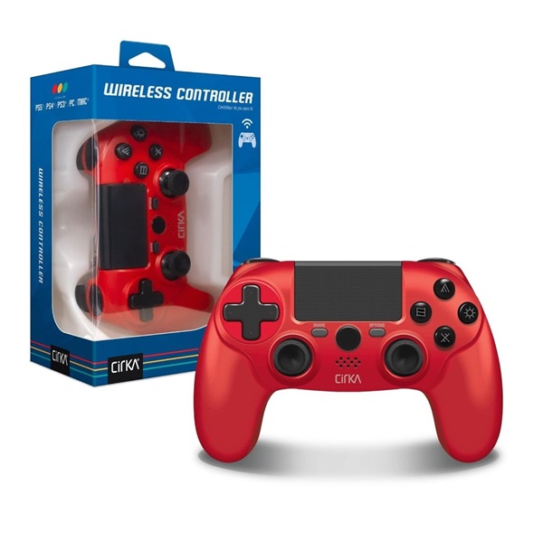Cirka NuForce PS4/PC/Mac piros vezeték nélküli kontroller