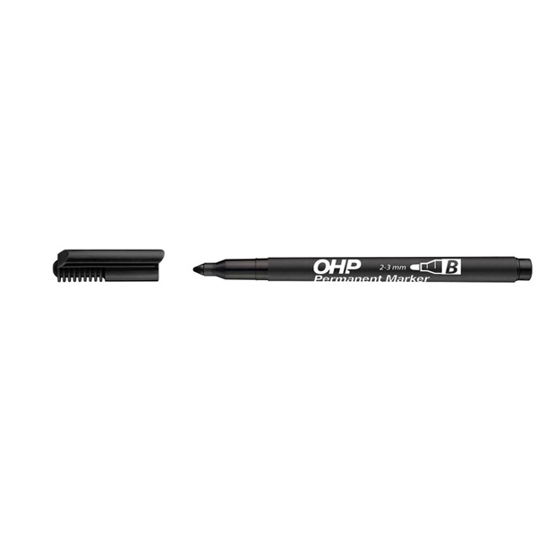 ICO OHP B 2-3mm fekete permanent marker ICO OHP B 2-3mm fekete permanent marker