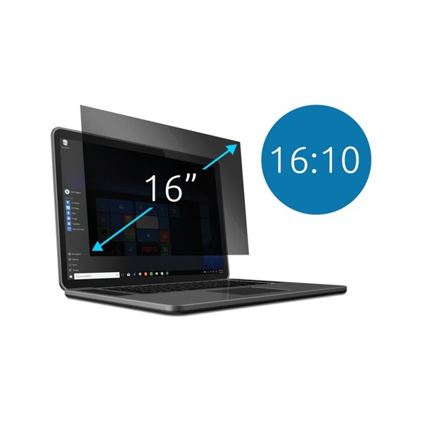 KENSINGTON Monitorszűrő (2-way Removable Privacy Screen Filter for 16" Laptops 16:10)