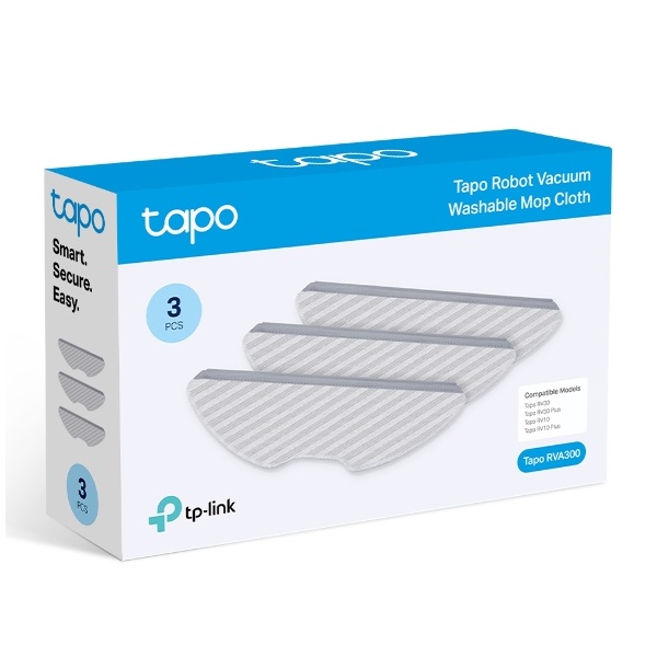 TP-LINK TAPO RVA300 Robot Porszívó Mosható Felmosó kendő csomag TP-LINK TAPO RVA300 Robot Porszívó Mosható Felmosó kendő csomag