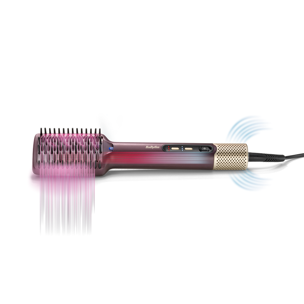 Babyliss AS6400E Air Power Smooth hajegyenesítő kefe Mályva