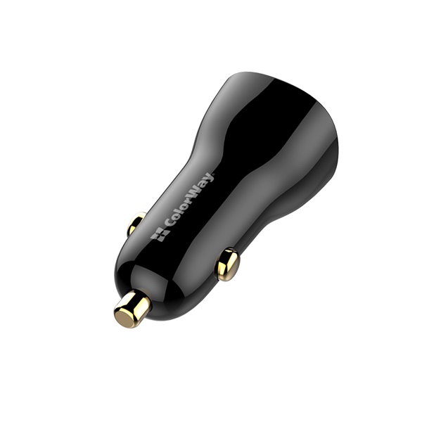 COLORWAY  CW-CHA046PD-BK Power Delivery Port PPS USB (USB-A + USB-C) (60 W) Autós töltő Fekete