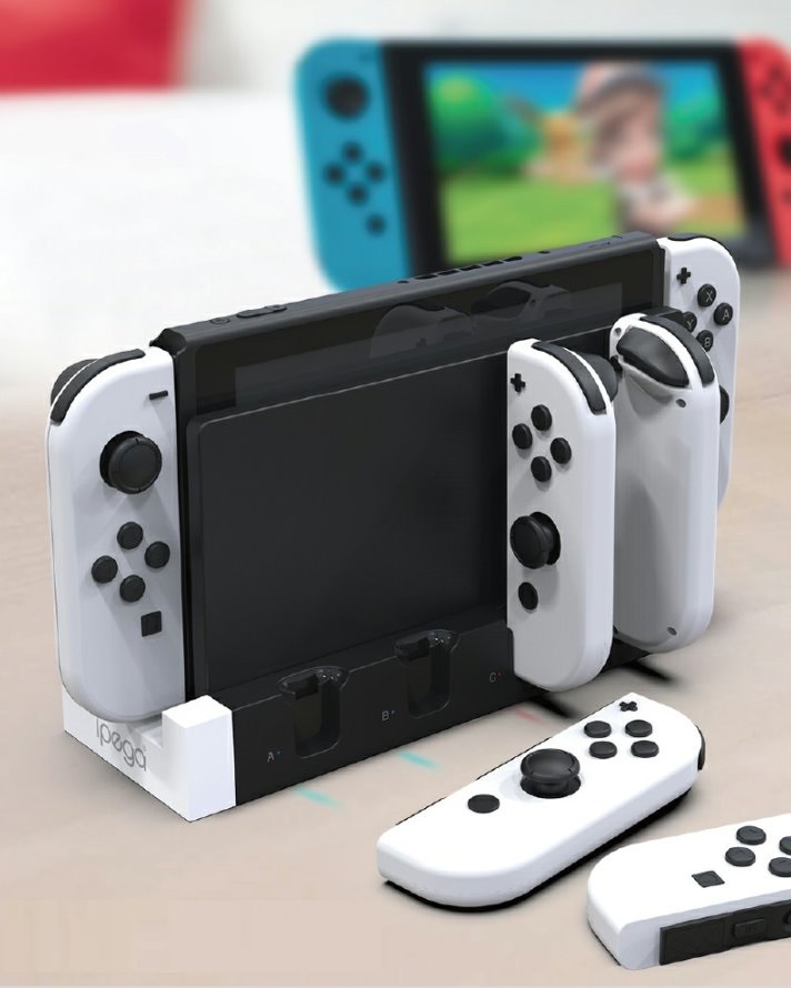 iPega 9186 Nintendo Switch Joy-Con dokkoló fehér