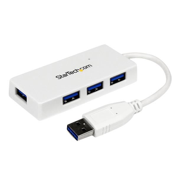 StarTech.com 4 portos Mini USB Hub (ST4300MINU3W) StarTech.com 4 portos Mini USB Hub (ST4300MINU3W)