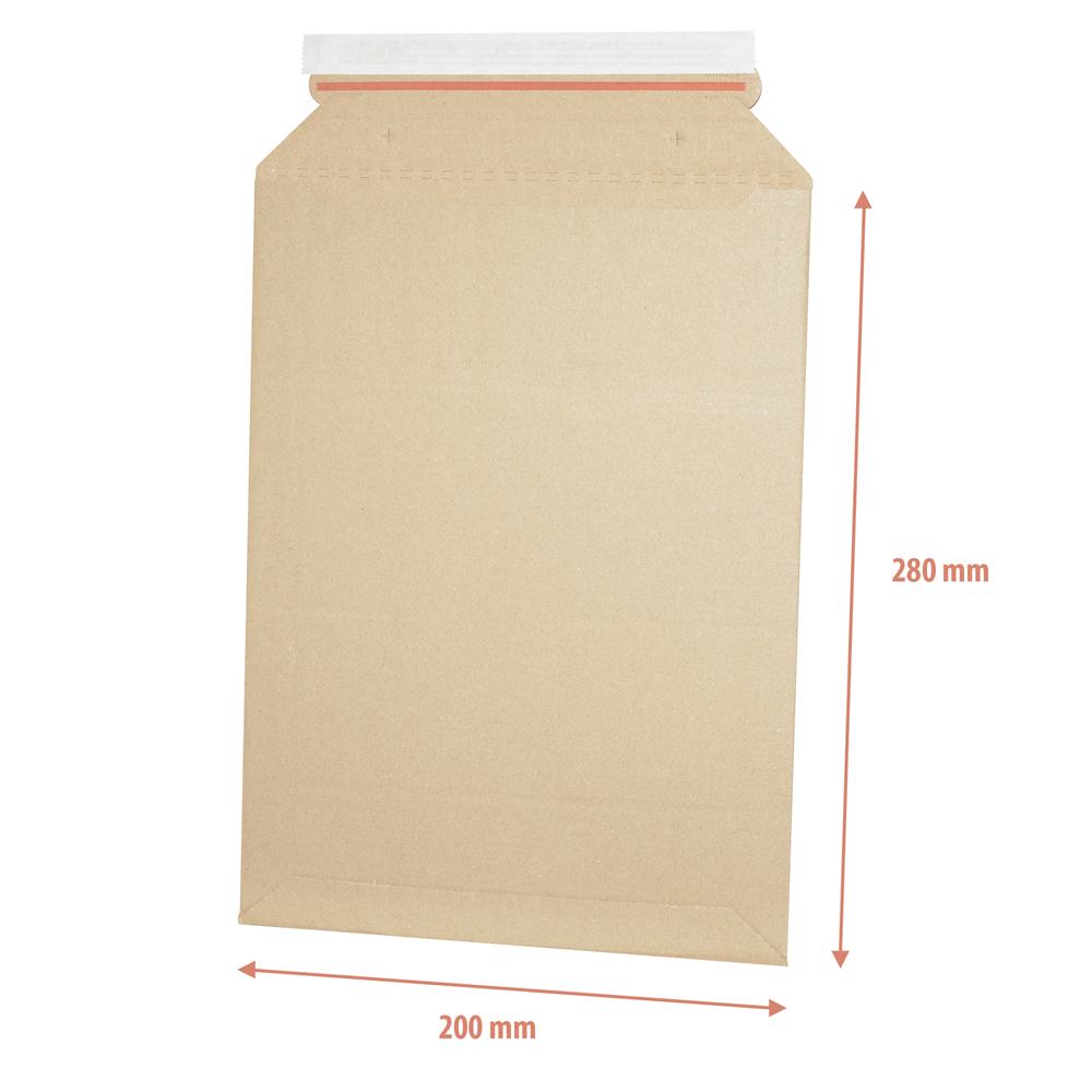 E-Flute Csomagküldő webshop hullámkarton tasak A5+ 190x272mm/200x280mm  (14136)