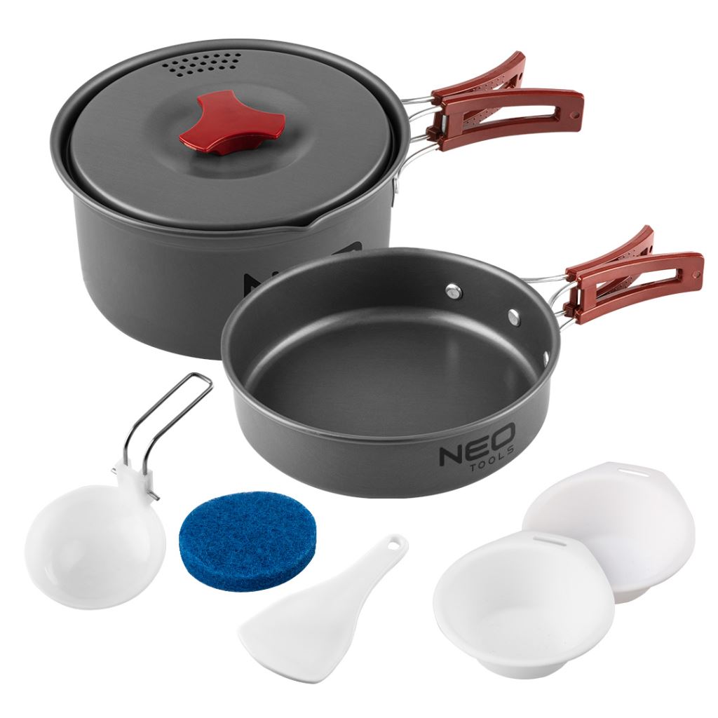 NEO Tools 63-146 7in1 kemping utazó edénykészlet 