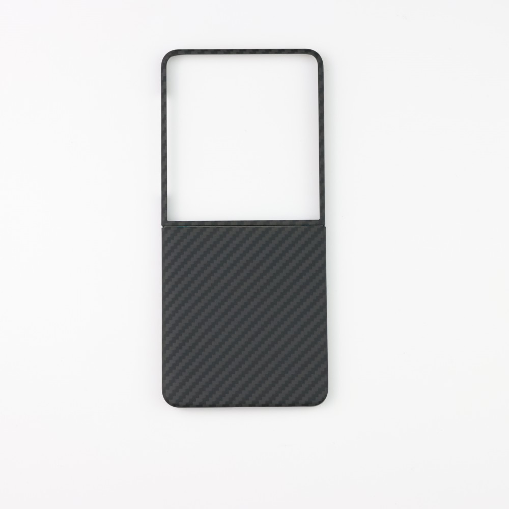 Mágneses aramid karbon tok, Samsung Z Flip 7, Fekete