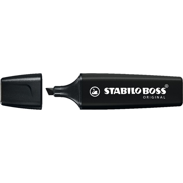 Stabilo BOSS ORIGINAL fekete marker Stabilo BOSS ORIGINAL fekete marker